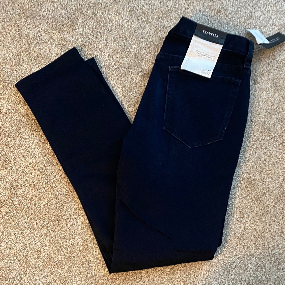 NWT Men’s Banana Republic Traveler Jeans Dark Wash 30/32